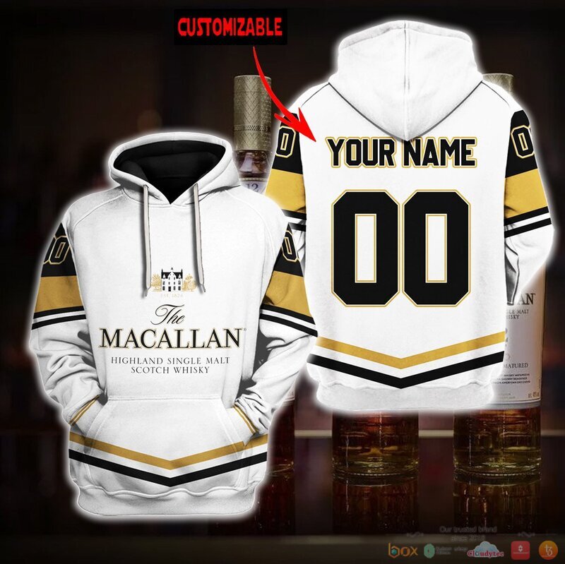 Personalized The Macallan custom 3d hoodie