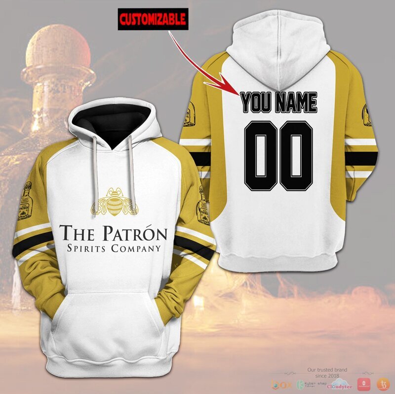 Personalized The Patron Spirits Company custom 3d hoodie