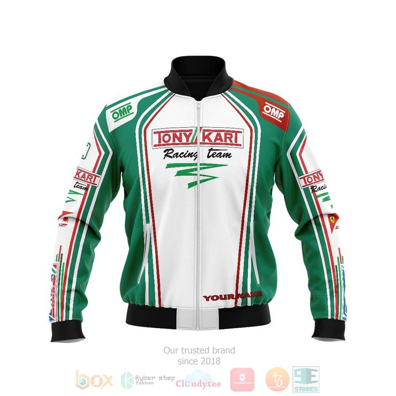 Personalized Tony Kart Racing Team custom 3D Bomber Jacket 3 Personalized Tony Kart Racing Team custom Bomber Jacket 1 2