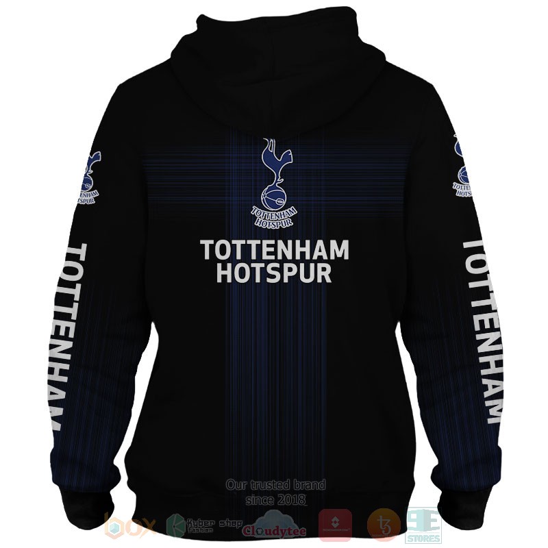 Personalized Tottenham Hotspur black custom shirt, hoodie 2 Personalized Tottenham Hotspur black custom 3D shirt hoodie 1