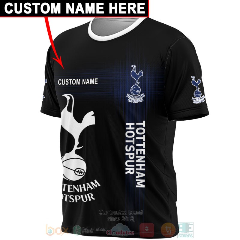 Personalized Tottenham Hotspur black custom shirt, hoodie 10 Personalized Tottenham Hotspur black custom 3D shirt hoodie 1 2 3 4 5 6 7 8 9