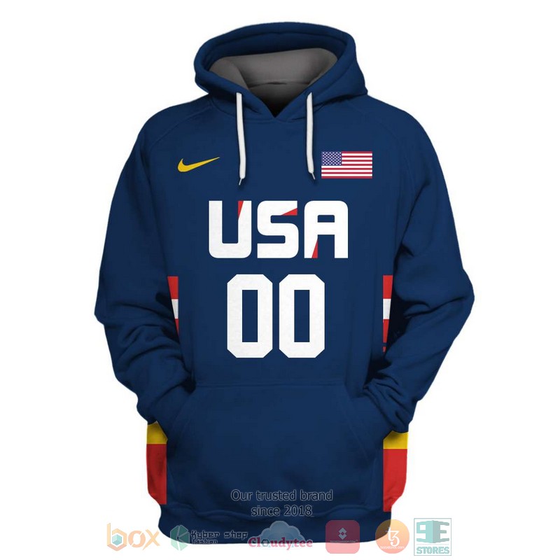 USA American Flag Nike custom Personalized 3D hoodie, shirt 3 Personalized USA American Flag Nike custom 3D shirt hoodie 1 2