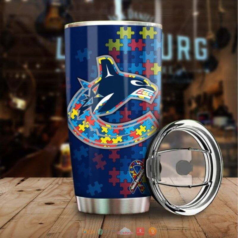 Personalized Vancouver Canucks Autism Awareness Tumbler 9 Personalized Vancouver Canucks Autism Awareness Tumbler