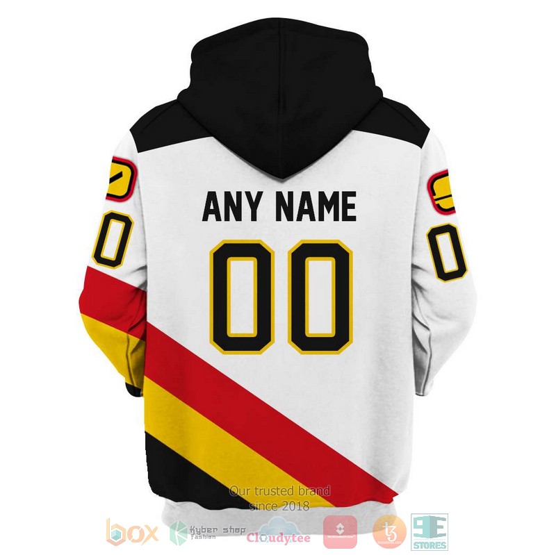 Personalized Vancouver Canucks NHL white black custom 3D shirt hoodie 1 2 3