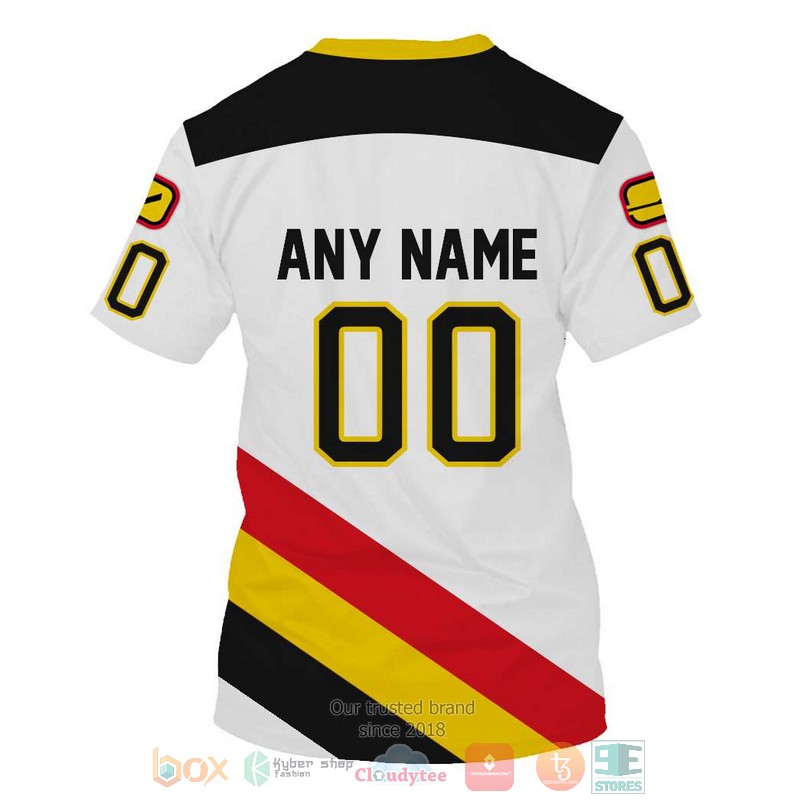 Personalized Vancouver Canucks NHL white black custom 3D shirt hoodie 1 2 3 4 5 6 7