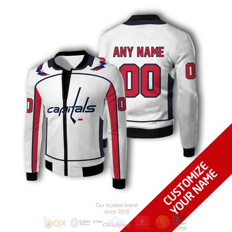 Personalized Washington Capitals NHL custom Bomber Jacket