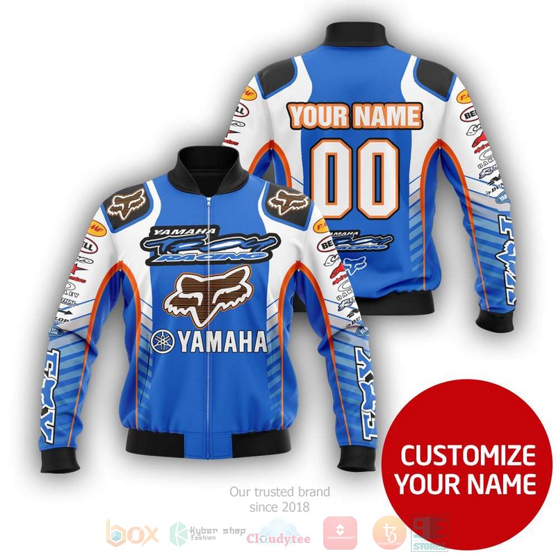 Personalized Yamaha Racing custom Bomber Jacket