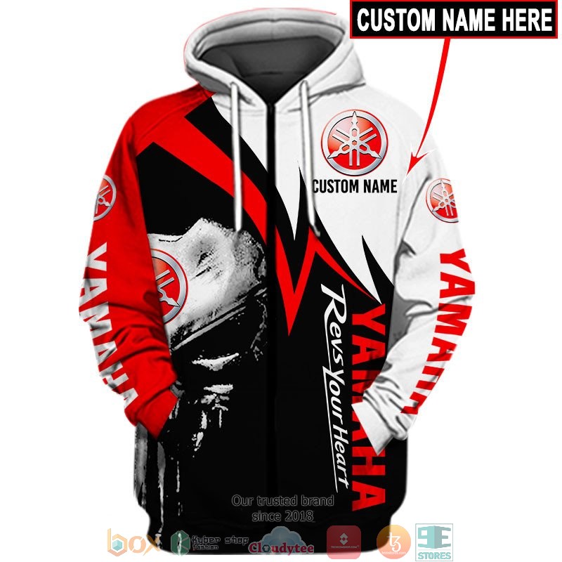 Personalized Yamaha Revs Your heart Punisher Skull 3d shirt hoodie 1 2 3 4 5 6 7 8 9 10 11 12 13 14