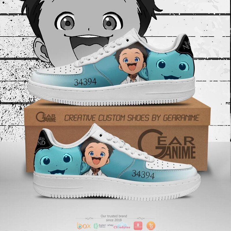 Phil The Promised Neverland Anime Nike Air Force shoes