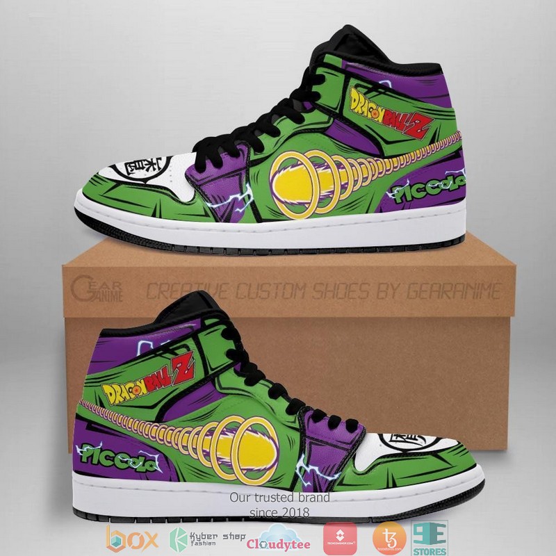 Piccolo Anime Dragon Ball Air Jordan High Top Shoes
