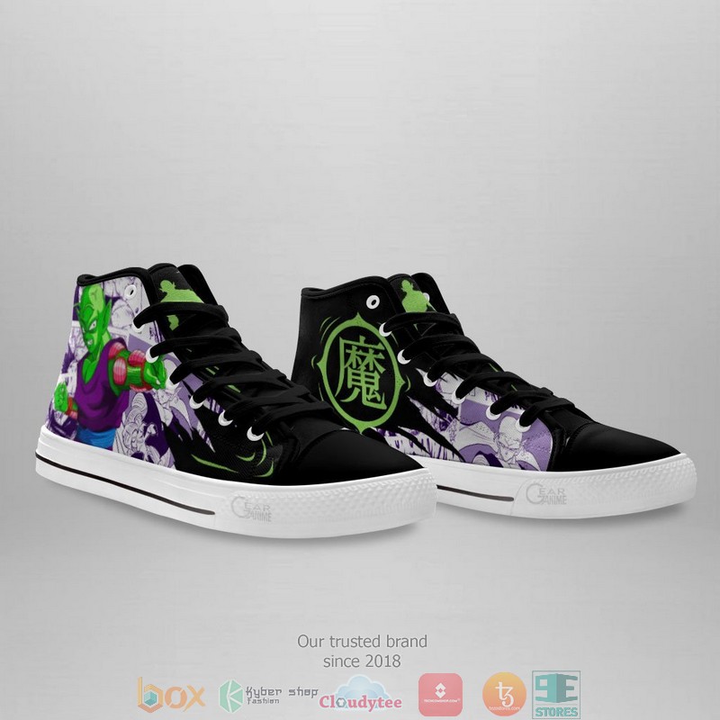 Piccolo Dragon Ball High Top Canvas Shoes 4 Piccolo Dragon Ball High Top Canvas Shoes 1 2 3