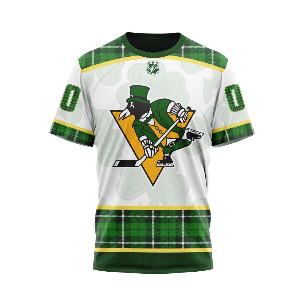 Pittsburgh Penguins St Patrick Days Concepts 3d shirt hoodie 1 2 3 4 5
