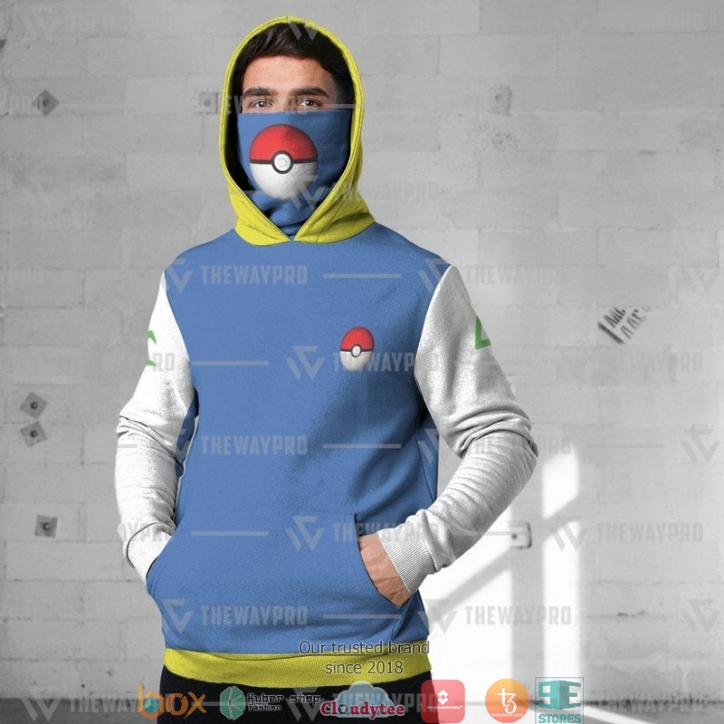 Pokemon Ash Ketchum Snood Mask Hoodie