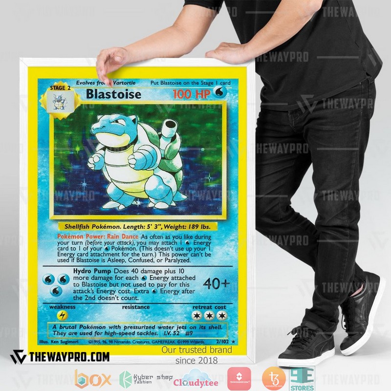 Pokemon Blastoise Canvas