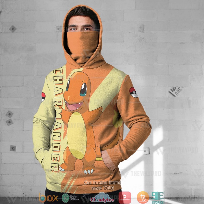 Pokemon Charmander Snood Mask Hoodie