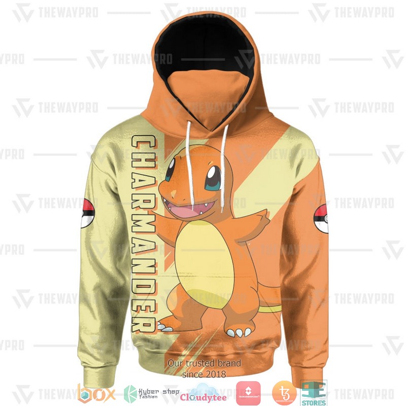 Pokemon Charmander Snood Mask Hoodie 1