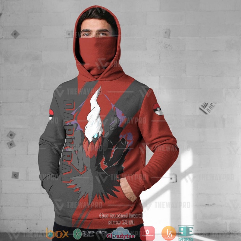 Pokemon Darkrai Snood Mask Hoodie