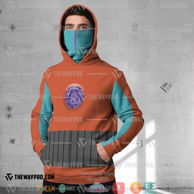Pokemon Deoxys Cosplay Snood Mask Hoodie