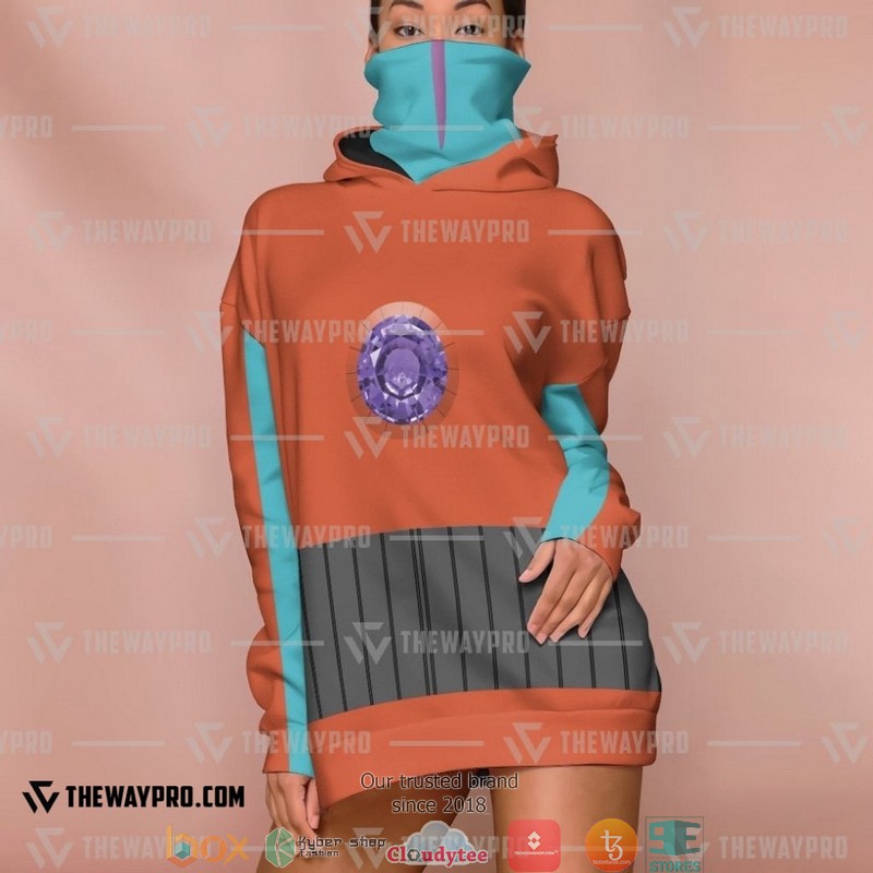 Pokemon Deoxys Cosplay Snood Mask Hoodie 3 Pokemon Deoxys Cosplay Snood Mask Hoodie 1 2