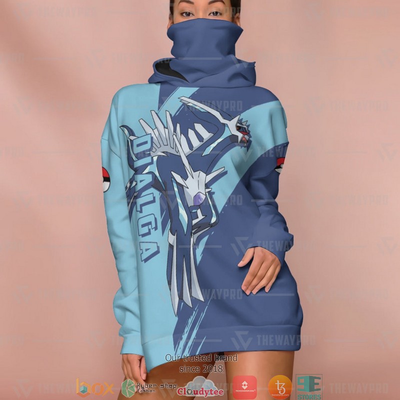 Pokemon Dialga Snood Mask Hoodie 3 Pokemon Dialga Snood Mask Hoodie 1 2