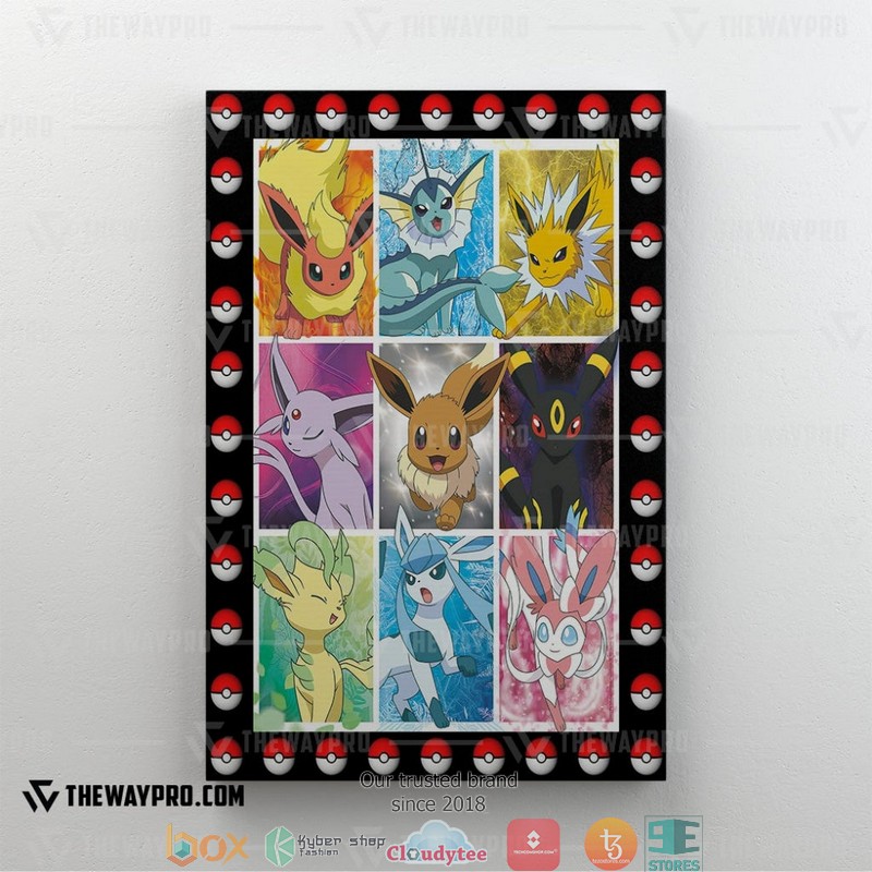 Pokemon Eevee Collection Canvas 1