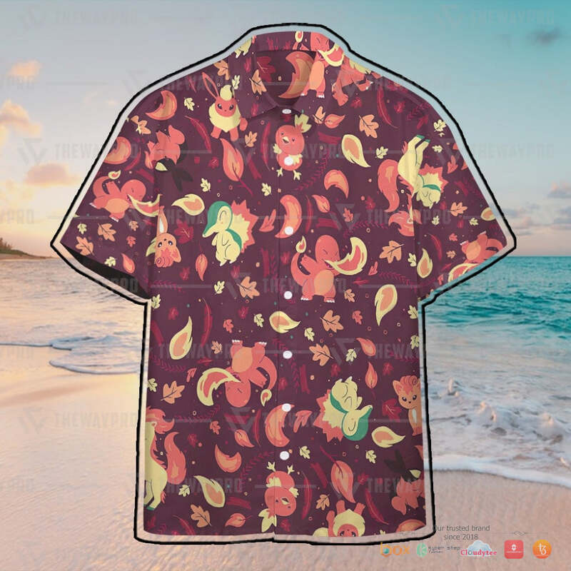 Pokemon Fire Hawaiian shirt