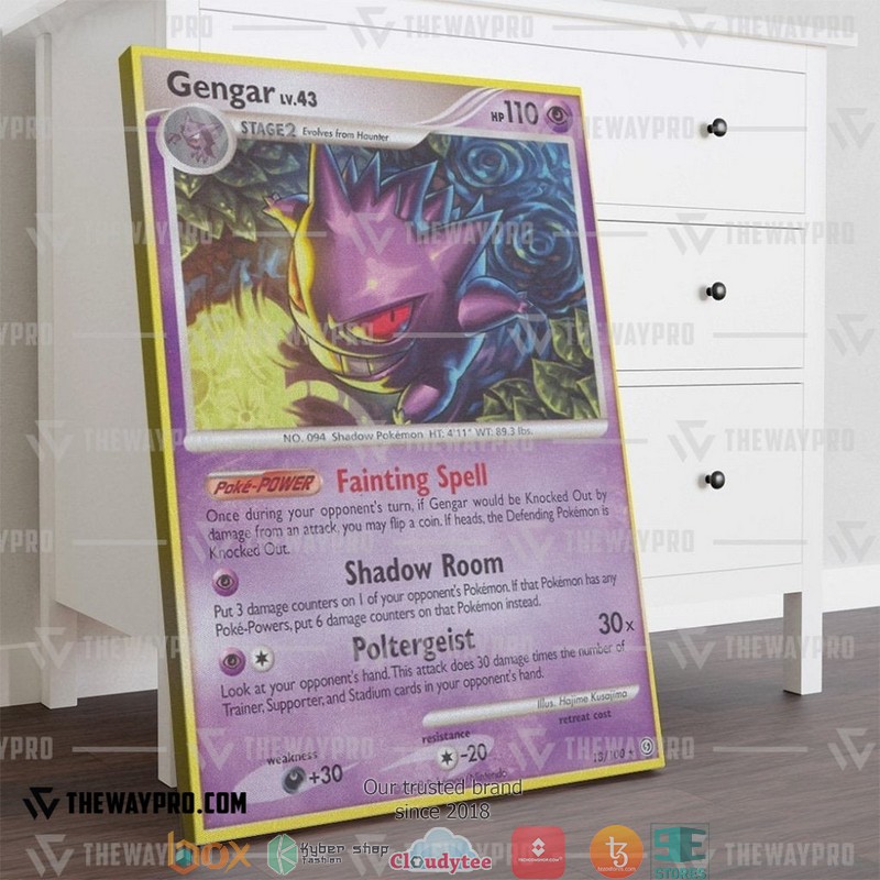 Pokemon Gengar Canvas 1