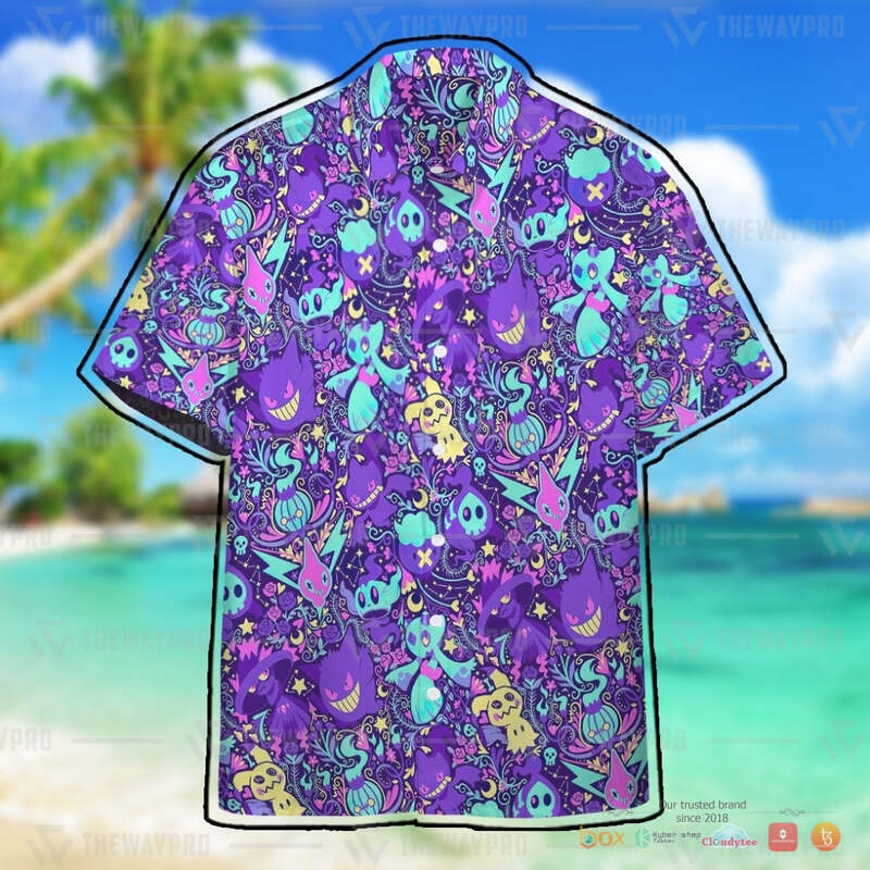 Pokemon Ghost Poke Hawaiian shirt