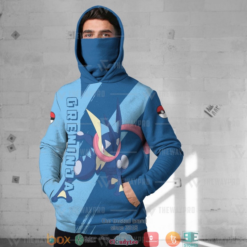 Pokemon Greninja Snood Mask Hoodie