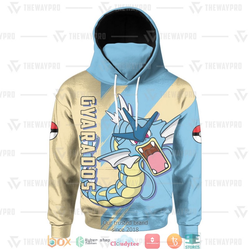 Pokemon Gyarados Snood Mask Hoodie 1