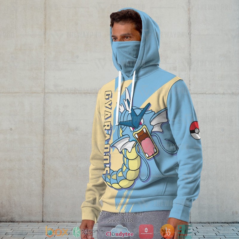 Pokemon Gyarados Snood Mask Hoodie 4 Pokemon Gyarados Snood Mask Hoodie 1 2 3