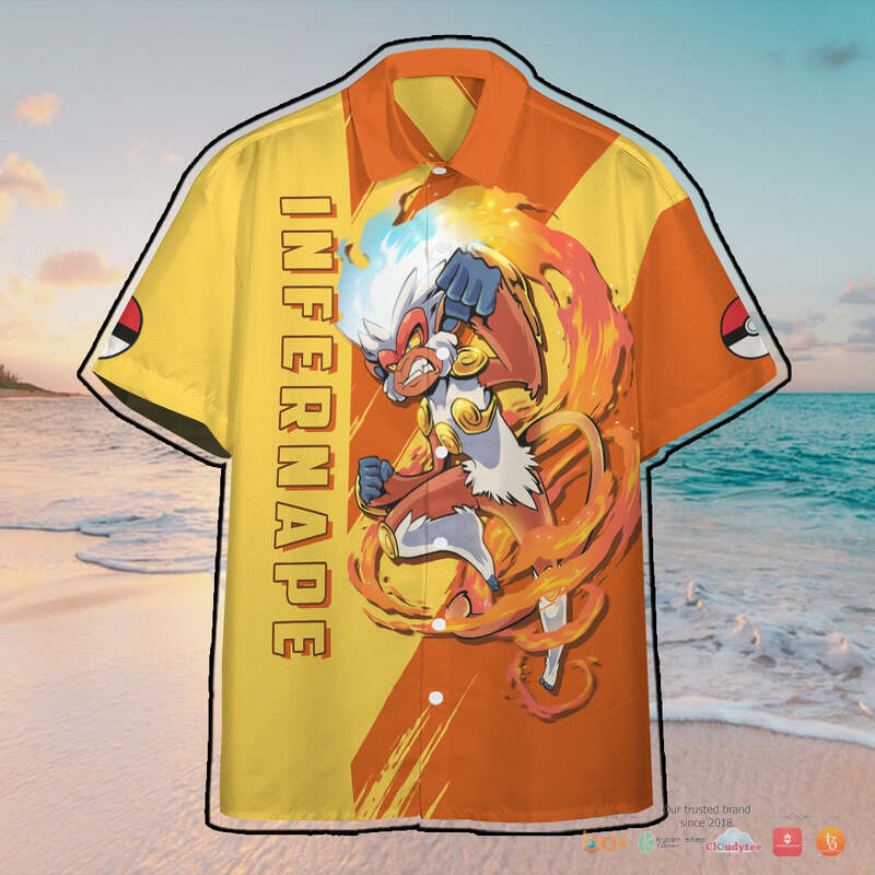 Pokemon Infernape Hawaiian shirt