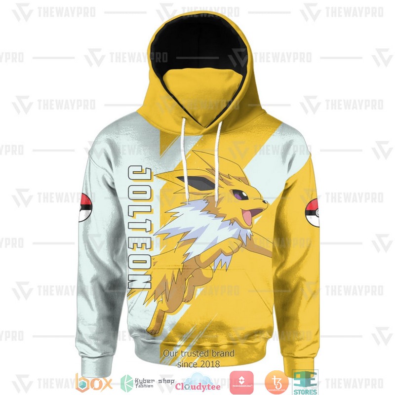 Pokemon Jolteon Snood Mask Hoodie 1