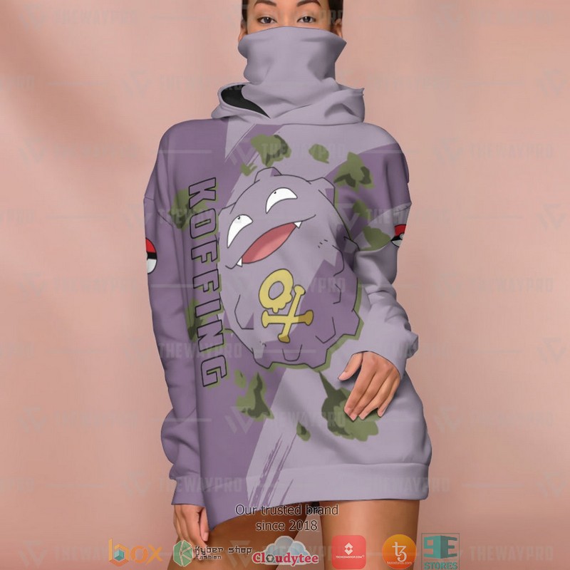 Pokemon Koffing Snood Mask Hoodie 3 Pokemon Koffing Snood Mask Hoodie 1 2