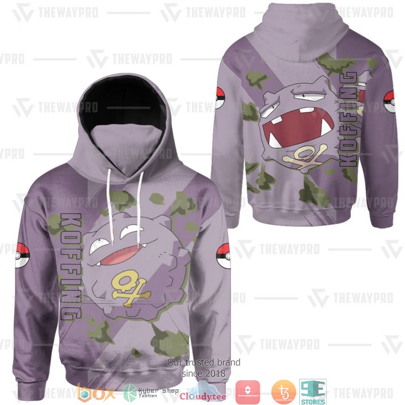 Pokemon Koffing Snood Mask Hoodie 4 Pokemon Koffing Snood Mask Hoodie 1 2 3
