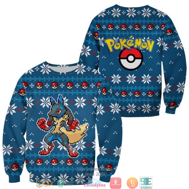 Pokemon Lucario Clothes 3d shirt hoodie