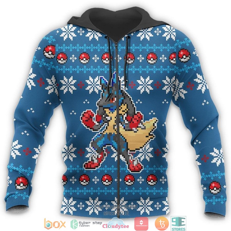 Pokemon Lucario Clothes 3d shirt, hoodie 7 Pokemon Lucario Clothes 3d shirt hoodie 1 2 3 4 5 6