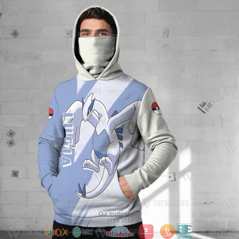 Pokemon Lugia Snood Mask Hoodie