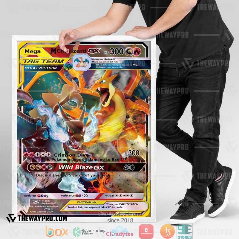 Pokemon Mega Charizard Canvas