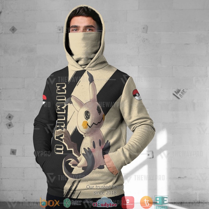 Pokemon Mimikyu Snood Mask Hoodie
