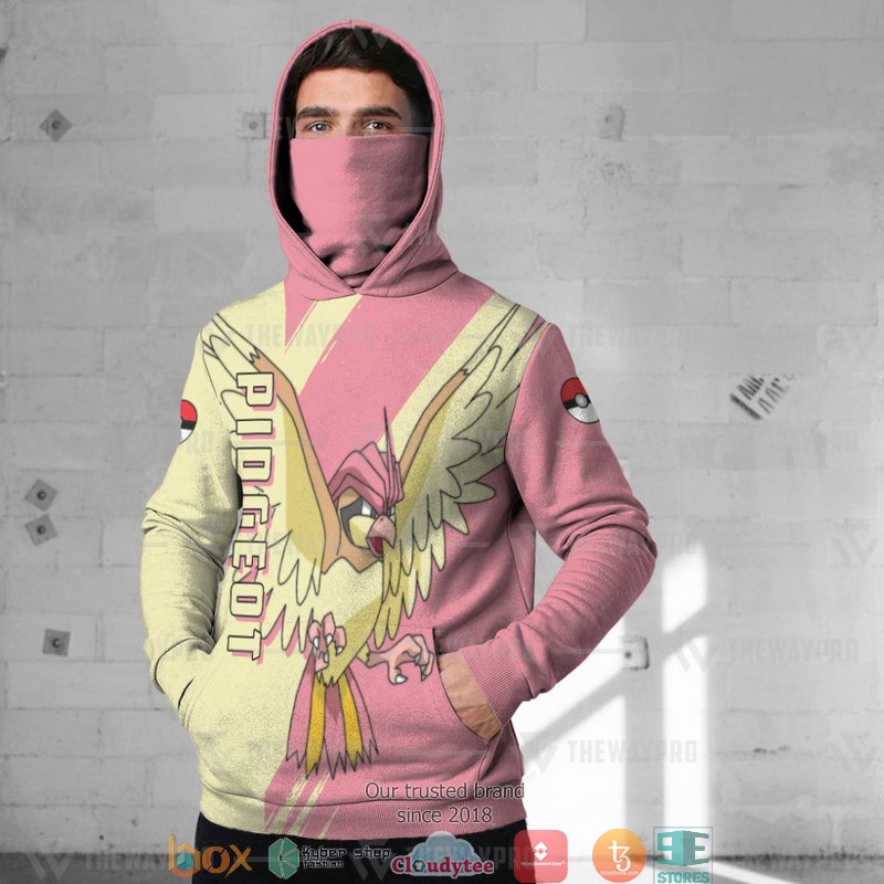Pokemon Pidgeot Snood Mask Hoodie