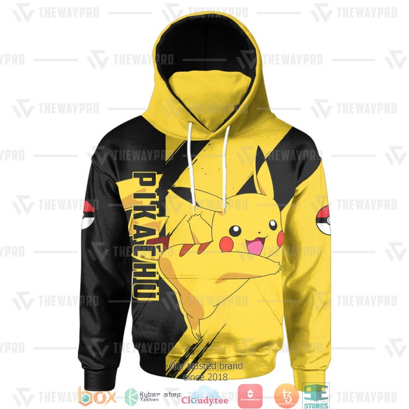 Pokemon Pikachu Snood Mask Hoodie 1