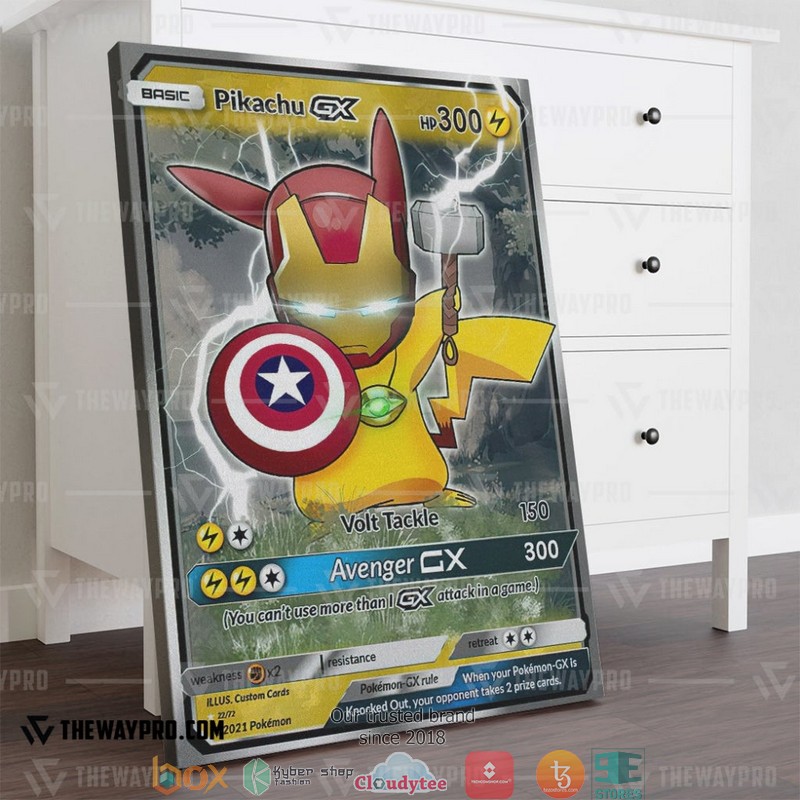 Pokemon Pikachu The Avenger GX Canvas 4 Pokemon Pikachu The Avenger GX Canvas 1 2 3