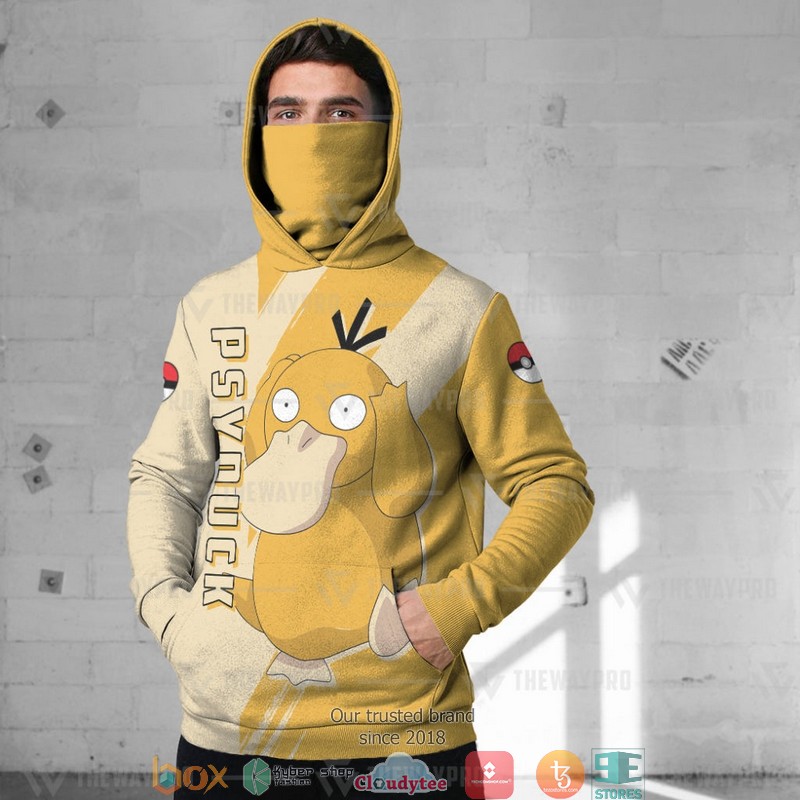 Pokemon Psyduck Snood Mask Hoodie