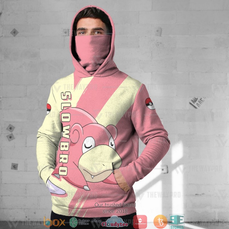 Pokemon Slowbro Snood Mask Hoodie