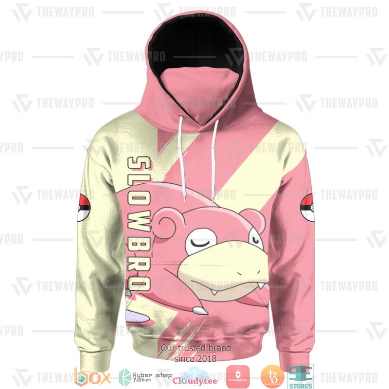 Pokemon Slowbro Snood Mask Hoodie 1