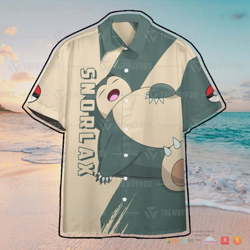 Pokemon Snorlax Hawaiian shirt