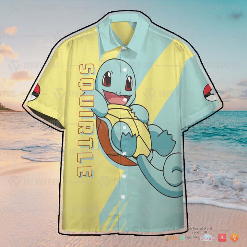 Pokemon Squirtle Hawaiian shirt