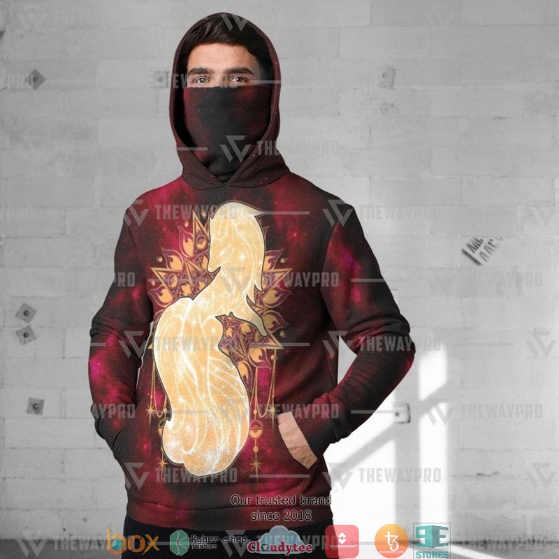 Pokemon Starry Kitsune Snood Mask Hoodie