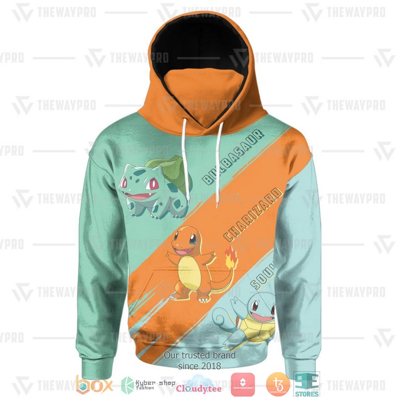 Pokemon Starter Snood Mask Hoodie 1